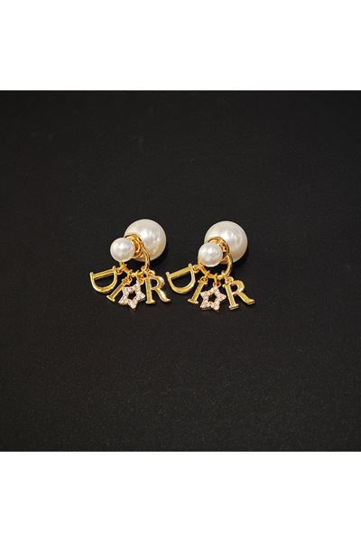 Choice أقراط نسائية جديدة من c1 بتصميم كلاسيكي من الخرز المزدوج بتصميم أنيق وخفيف وفاخر وعصري من Versa