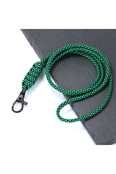 Choice green Stylish Braided Rope Keychain Men Women Multicolor Handcrafted 4...