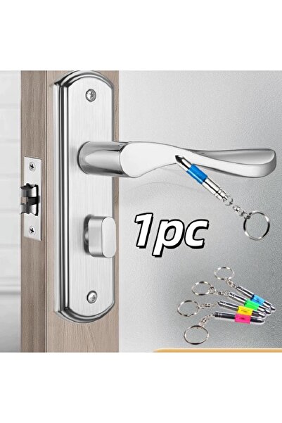 Choice قطعة واحدة من قضيب ثابت بلون عشوائي، تفريغ كهروستاتيكي محمول مضاد للكهرباء الساكنة، سلسلة مفاتيح في الشتاء الجاف