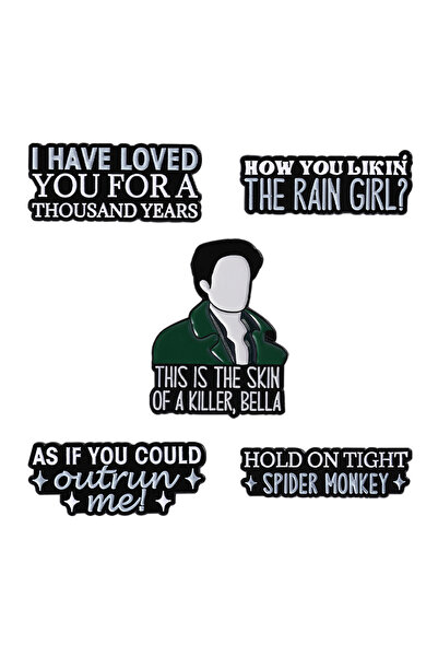 Choice Set I Have Loved You For a Thousand Years Vampire Movie Enamel Pins As...
