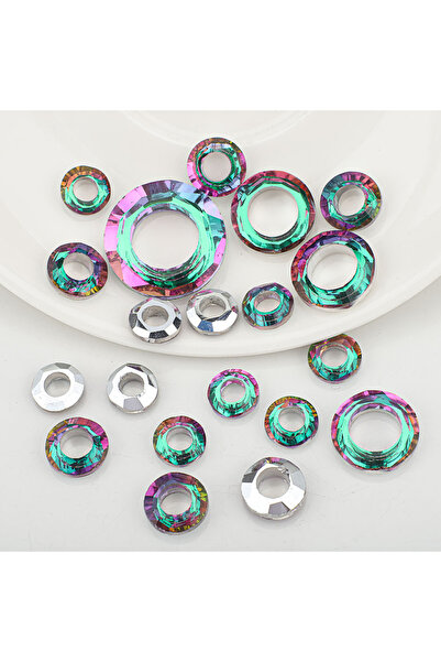 Choice CaoH 8-20MM 20Pcs Multi Size Large Hole Circle Angel Ring Mixed Color ...