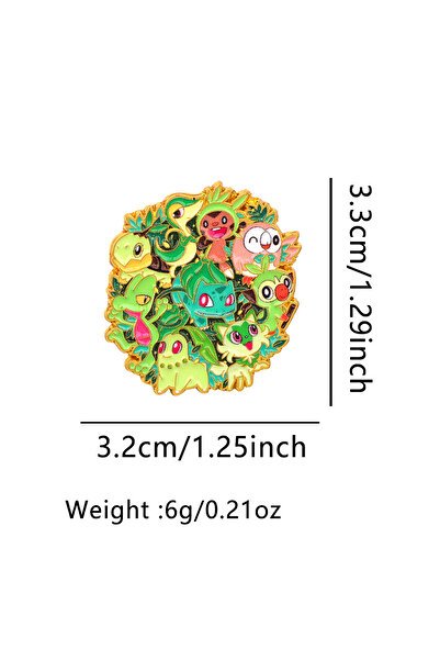 Choice 7 دبابيس مينا على شكل بطة قزم لطيفة شائعة للرسوم المتحركة لحقائب الظهر...