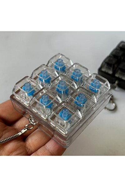 Choice 9 Keys-Transparent New 3/4/9 Keys Finger Keyboard Keycap Stress Relief...