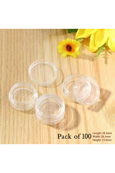 Choice 100 قطعة 10/50/100 قطعة/المجموعة صندوق تخزين مجوهرات بلاستيكي شفاف صغي...