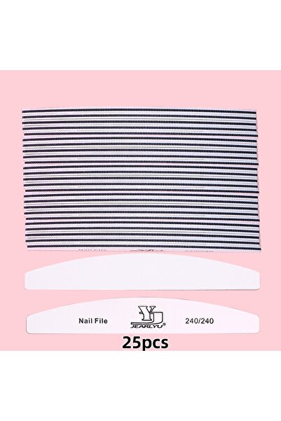 Choice 25 قطعة 5/10/25/50 قطعة مبرد أظافر 240/240 حبيبات تلميع طحن مانيكير با...