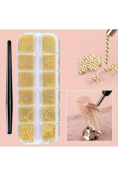 Choice style1 2Pcs/lot Nail Art Decoration Mini Caviar Beads Nail Art Decorat...