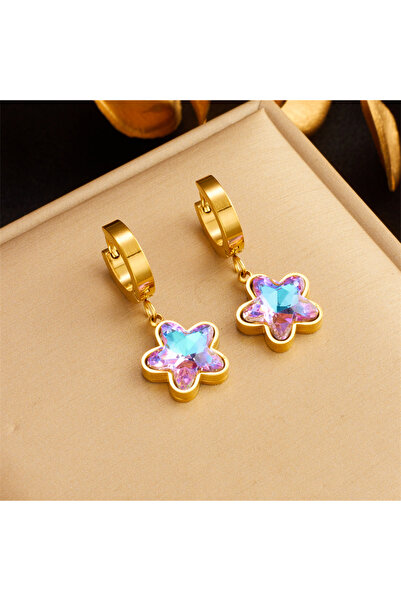 Choice أقراط E5070 DIEYURO المصنوعة من الفولاذ المقاوم للصدأ 316L على شكل فرا...