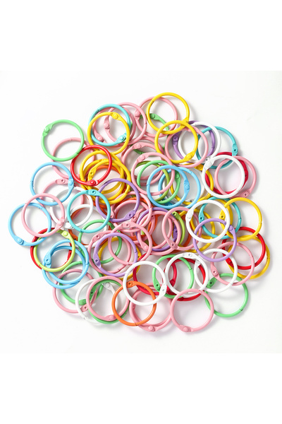 Choice 50 قطعة مختلطة 20/50 قطعة متعددة الألوان مختلطة 30 مم طلاء معدني سلسلة...