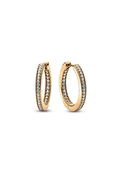 Choice أقراط شتوية أصلية من الذهب الوردي على شكل قلب ندفة الثلج P1797، أقراط ...