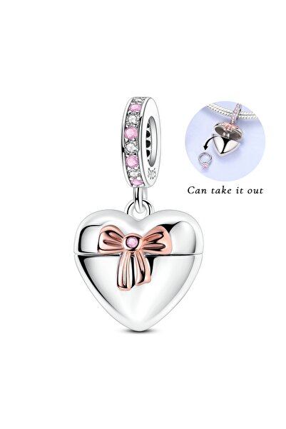Choice KJC1611 خرز أصلي من الفضة الإسترلينية عيار 925 مناسب لسحر قلب الحب الل...
