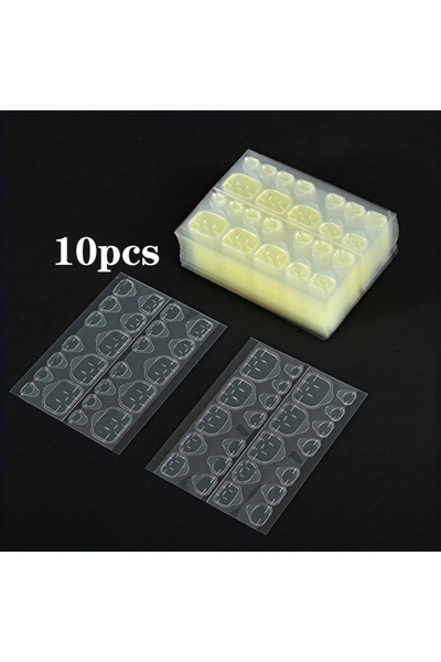 Choice 10 قطع مانيكير 5/10 قطع من غراء هلام أظافر القدم، غراء أظافر اصطناعية ...