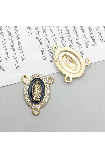 Choice قلادة أنيقة بثلاثة ثقوب مصنوعة من سبيكة أحجار الراين من 6 ألوان للسيدة...