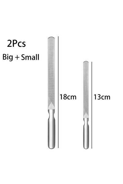 Choice مبرد أظافر احترافي من قطعتين ونصف من الفولاذ المقاوم للصدأ، كتلة تلميع...