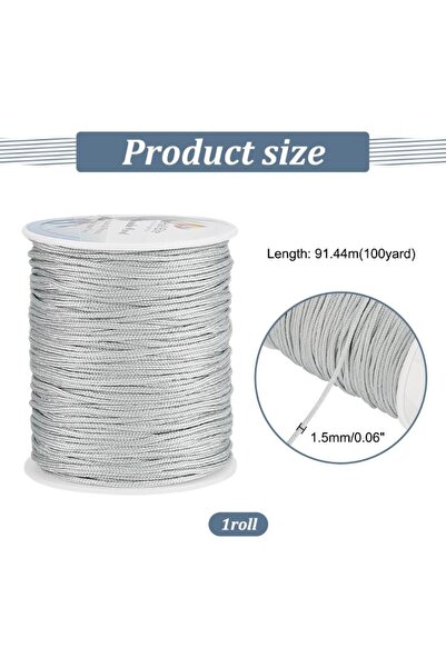 Choice AECH05-10936 مجموعة واحدة من حبال النايلون مقاس 1.5 مم بطول 100 ياردة،...
