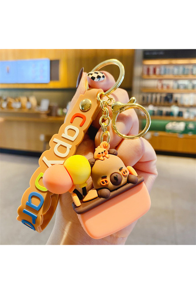 Choice KC4916 Capybara Keychain Cute Capybara Doll School bag Pendant For Car...