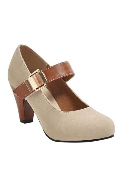 Generic Heeled Dress Sandals Beige/Brown