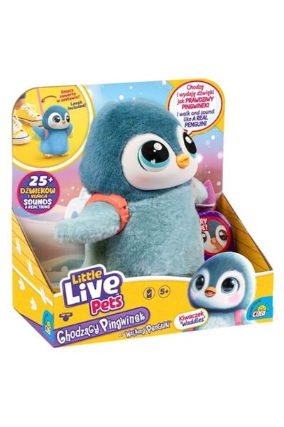 COBI Pinguin interactiv Little Live Pets cu ghiozdan (multicolor, 5+ ani)