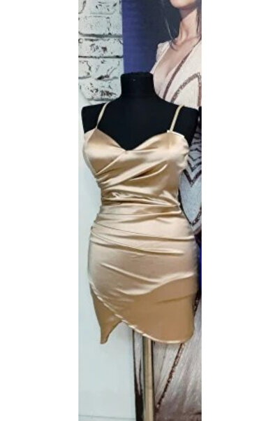 OEMN Short satin dress with straps