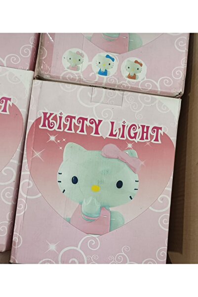 Other ابجورة هالو كيتي PVC تعمل بالكهرباء 220 فولت اضاءة لون اصفر