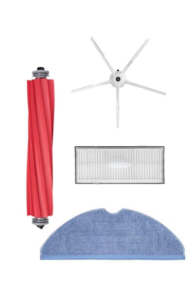 Roborge Set de 4 piese de schimb compatibile cu aspiratorul robot Roborock S7 Max Ultra