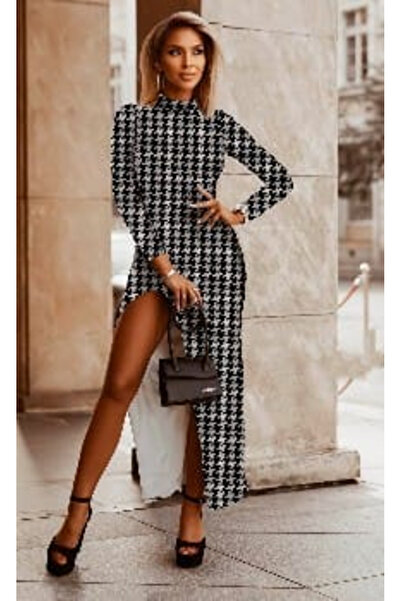 OEMN High-Leg Cutout Dress with Various Prints