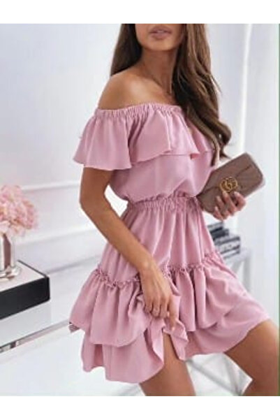 OEMN Short Baby Doll Dress with Ruffles - Ofelia