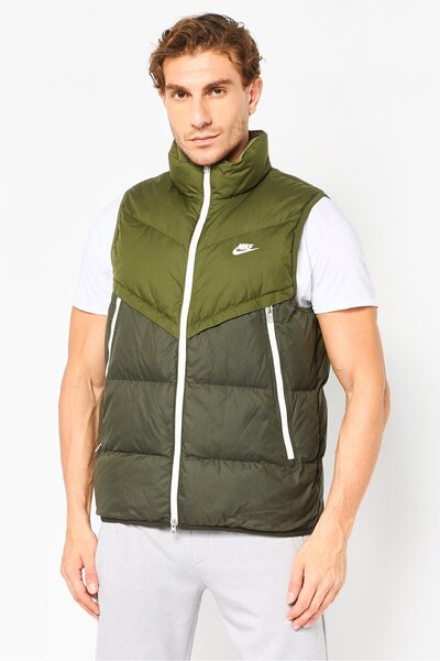 Nike Men Storm Fit Sleeveless Outdoor Jacket, Olive