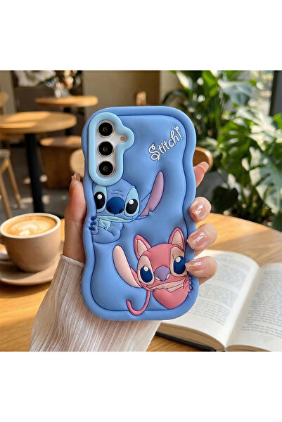 CaseOnn Samsung Galaxy A35 Kılıf 3D Karakter Figürlü Stic Hamur Silikon