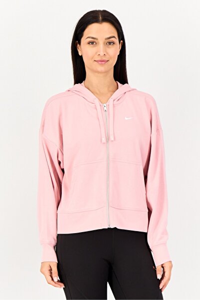 Nike Women Sportswear Fit Long Sleeve Outdoor Sweatshirt, Pink