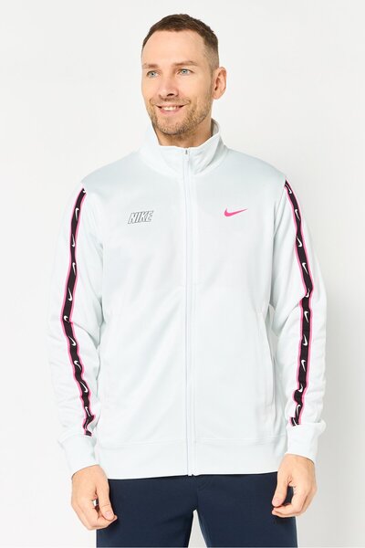 Nike Men Sportswear Fit Long Sleeve Outdoor Jacket, White