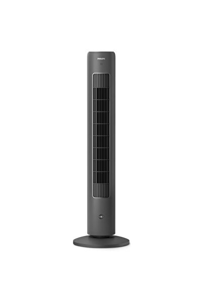 Philips Ventilator turn Philips CX5535/11 Seria 5000, 3 trepte viteza, 40 W, Telecomanda, Negru