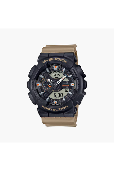 G-SHOCK Men's 55 MM Beige Analog/Digital Plastic Strap Watch | GA-110TU-1A5DR