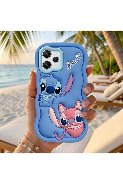 CaseOnn Xiaomi Redmi 12 4G/5G Kılıf 3D Karakter Figürlü Stic Hamur Silikon