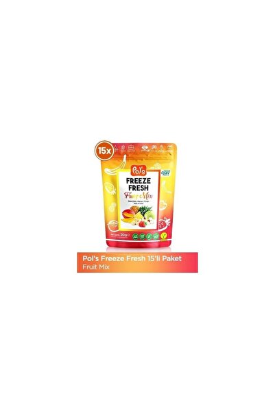 Pol's Freeze Fresh Fruit Mix 20 G X 15 Adet