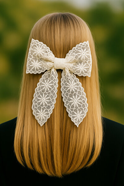 PaminBags Aksesuar Δαντελένια πόρπη με φιόγκο που κλειδώνει