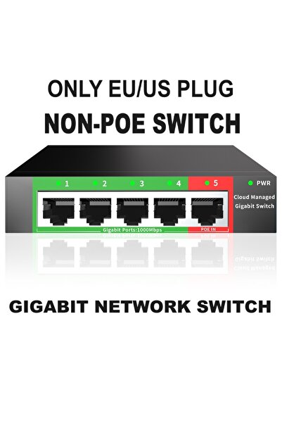 Choice3 GS105-EU or US PLUG STEAMEMO Cloud-managed POE Switch 4/8/16 Port 48V Active POE Desktop 100/1000Mbp