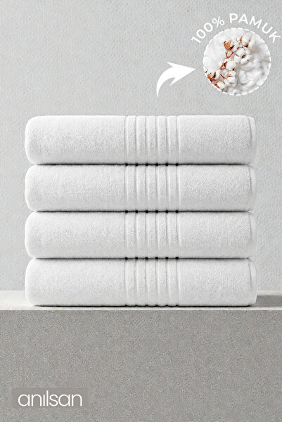 Anılsan 4-dijelni prugasti peškir za kupanje - 70x140 cm, 475 gr, 100% pamuk,...