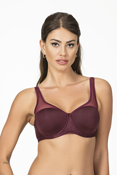 Lahor Secret حمالة صدر نسائية بتصميم بوردو مينيميزر يبرز انحناءات الجسم