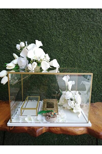 chocogift Al-Muna Dowry Box (Transparent Glass)