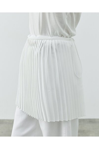 Aybikestil Pilise Fonksiyonel İçlik Etek Ekru