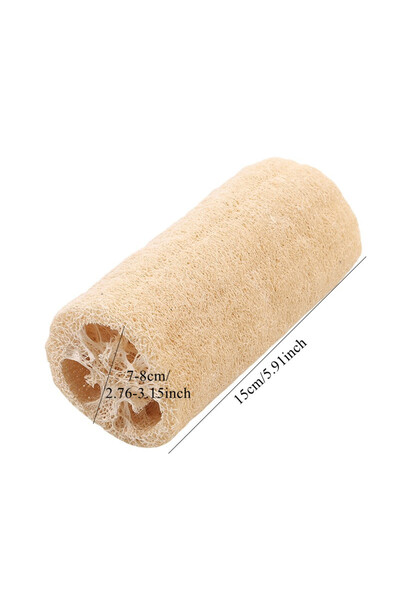 Choice1 النمط 7، 1/3 قطعة، ليفة استحمام طبيعية، مقشرة للجسم، تزيل خلايا الجلد...