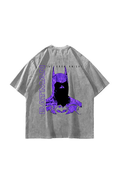 Sekizbiraltı Bat Yarita Printed Oversized Unisex Washable White Tshirt