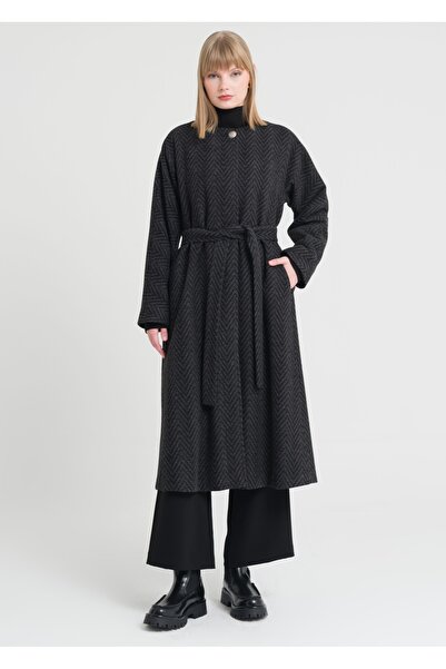 Armağan Zero Collar Fleece Coat