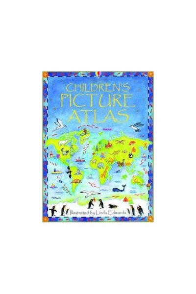 Usborne Publishing Atlas cu imagini pentru copii - Children's Picture Atlas