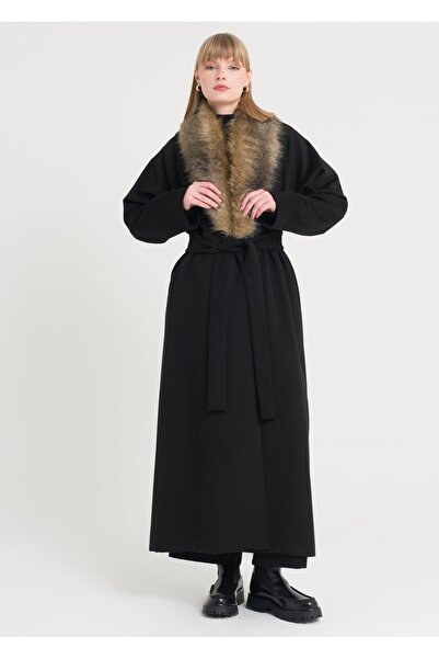 Armağan Yakası Kürklü Manto