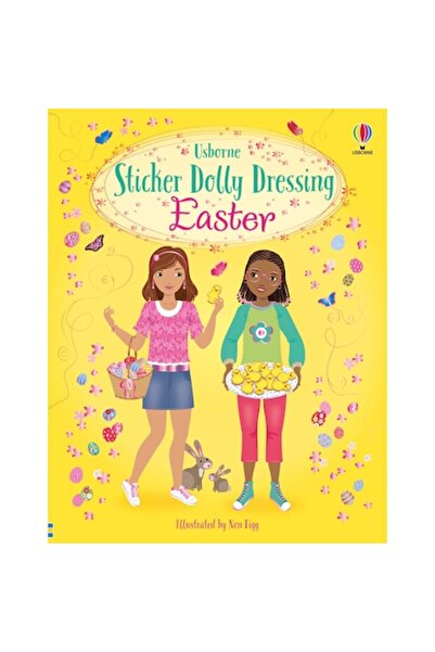 Usborne Carte de stickere, temă de Paște - Sticker Dolly Dressing Easter (Usb...
