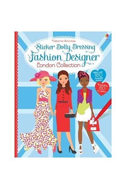 Usborne Sticker Dolly Dressing Fashion Designer London Collection