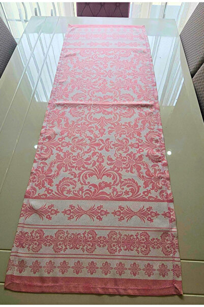 Pudra Efektli Desenli Runner