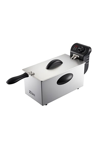 Zilan Deep Fryer ZLN-1819, 2180 W, 3 L, stainless steel, adjustable thermostat, silver