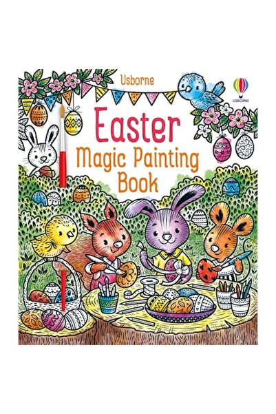 Usborne Carte de pictură cu apă pentru copii - Carte de pictură magică de Paște